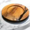 Nussbaumschale mit Epoxy