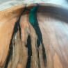 Nussbaumschale mit Epoxdharz
