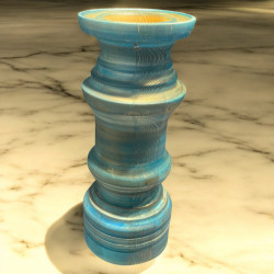 Blumenvase aus Leimholz