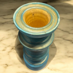 Blumenvase aus Leimholz