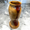 Blumenvase aus Eibenholz