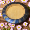Schale mit farbigem Kranz